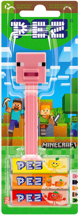 Dispensador PEZ Pig (Minecraft)